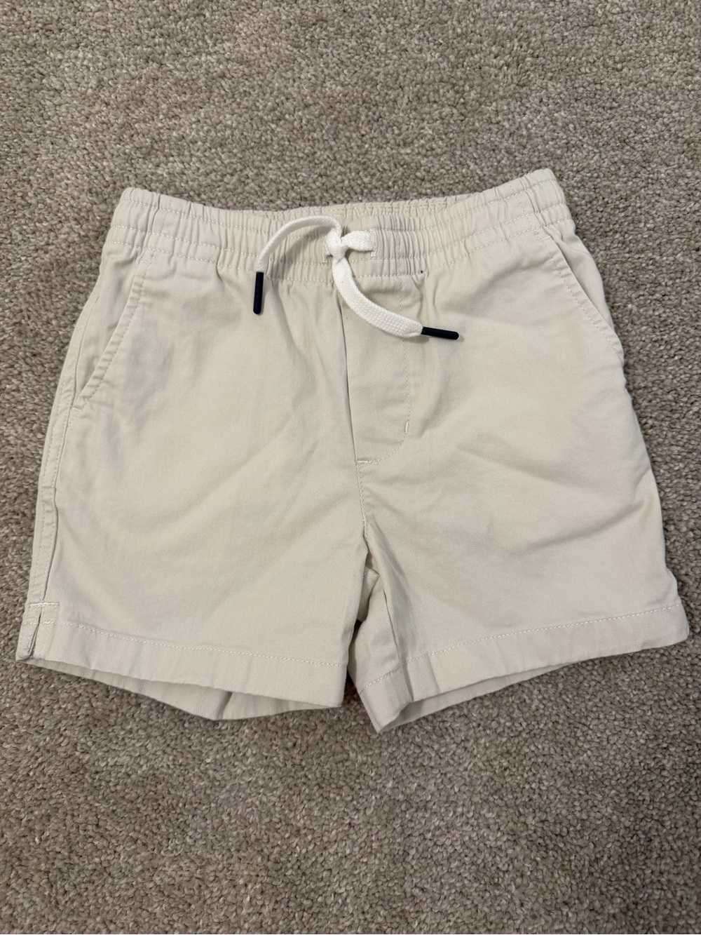 Vineyard Vines Boys Cream Drawstring Shorts